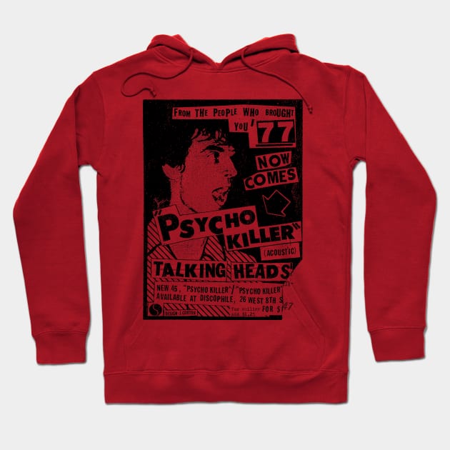 Psycho Killer / Post Punk Vintage Design Hoodie by CultOfRomance